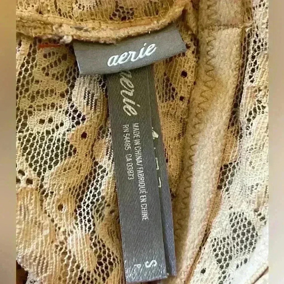 Aerie Racer Back Bralette Lacy Size Small Petite - Picture 10 of 11